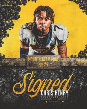 Image post by @wvufootball on Instagram