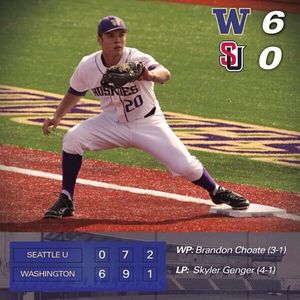 Image post by @uw_baseball on Instagram