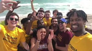 Image post by @ConcordiaMensBasketball on Facebook