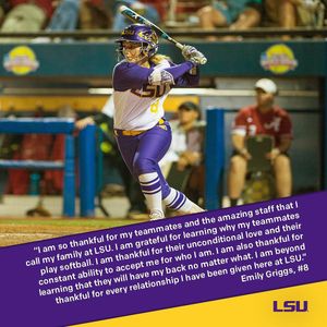 Image post by @lsusoftball on Instagram
