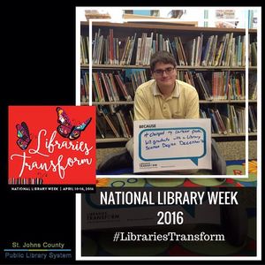 Image post by @stjohnscountylibrary on Instagram