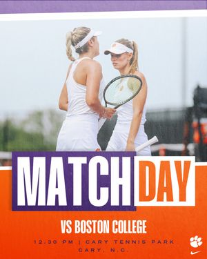 Image post by @ClemsonWTennis on Twitter