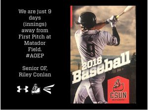 Image post by @csunbaseball on Instagram
