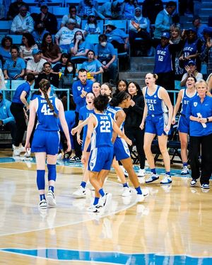 Image post by @DukeWBB on Facebook