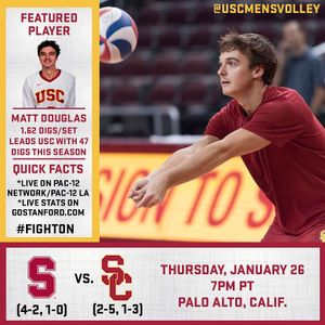 Image post by @uscmensvolley on Instagram