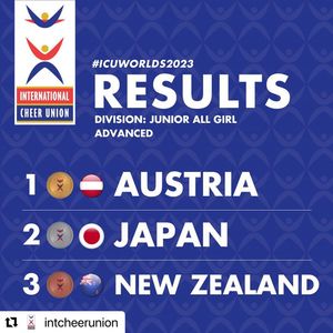 Image post by @cheer_japan on Instagram