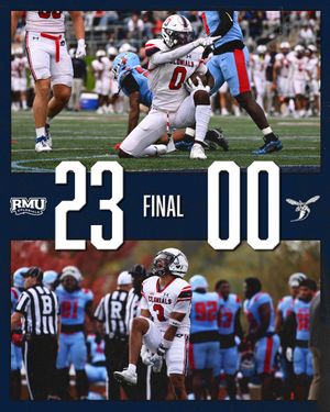 Image post by @RMU_Football on Twitter
