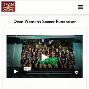 Image post by @deancollegewomenssoccer on Instagram