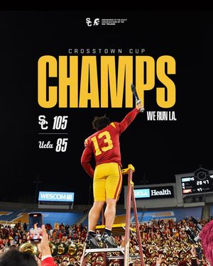Image post by @usc_athletics on Instagram