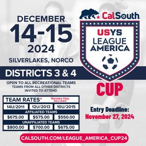 Image post by @calsouthsoccer on Instagram