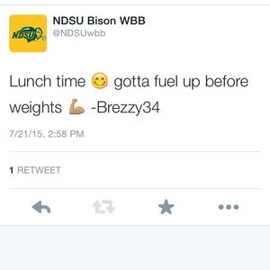 Image post by @ndsuwbb on Instagram