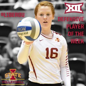Image post by @iowastatevb on Instagram