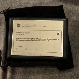 Image post by @chanceftw on Twitter