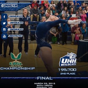 Image post by @unhgymnastics on Instagram