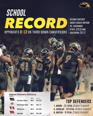 Image post by @southernmissfb on Instagram