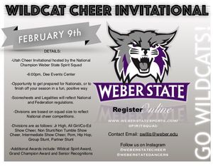 Image post by @weberstatecheer on Instagram