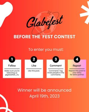 Image post by @globefest_lru on Instagram