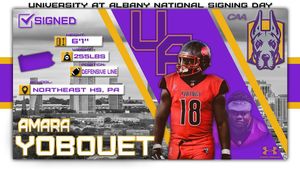 Image post by @ualbanyfootball on Instagram