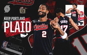 Image post by @trailblazers on Twitter