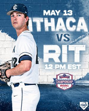 Image post by @Ithaca_Baseball on Twitter