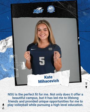 Image post by @nsu_vball on Instagram