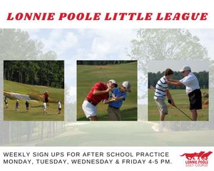 Image post by @lonniepoolegolfcourse on Facebook