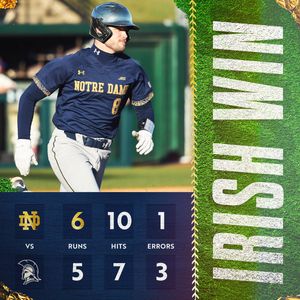 Image post by @NDBaseball on Twitter