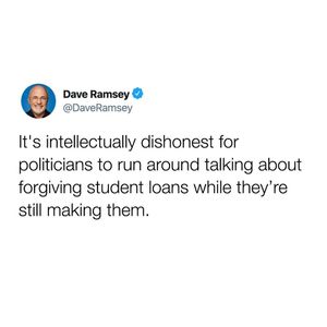 Image post by @daveramsey on Instagram