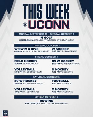 Image post by @UConnHuskies on Twitter