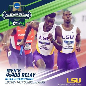 Image post by @lsutrackfield on Instagram