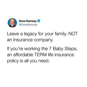 Image post by @daveramsey on Instagram