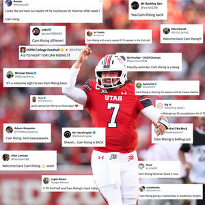 Image post by @utahathletics on Twitter