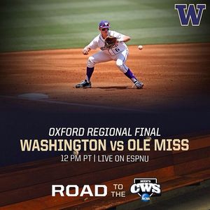 Image post by @uw_baseball on Instagram