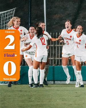 Image post by @clemsonwsoccer on Twitter