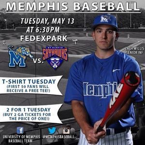 Image post by @memphisbaseball on Instagram