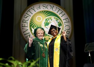 Image post by @usf_pres on Instagram