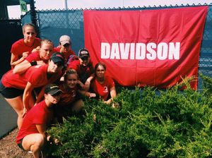 Image post by @davidsonwtennis on Instagram