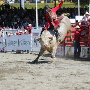 Image post by @cloverdalerodeo on Instagram