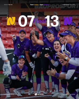 Image post by @auprosoftball on Twitter