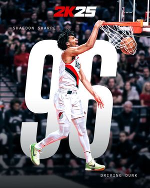 Image post by @trailblazers on Twitter