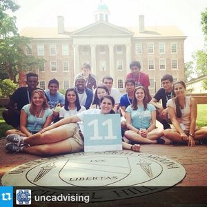 Image post by @uncadmissions on Instagram