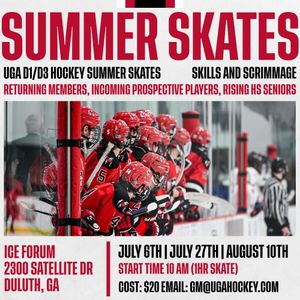 Image post by @UGAHockey on Twitter/X