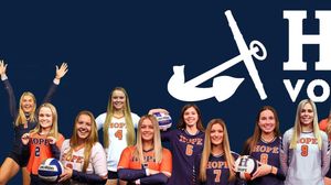 Image post by @hopecollegevolleyball on Facebook