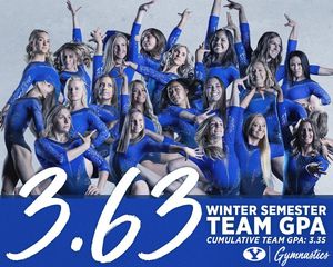 Image post by @byugymnastics on Instagram