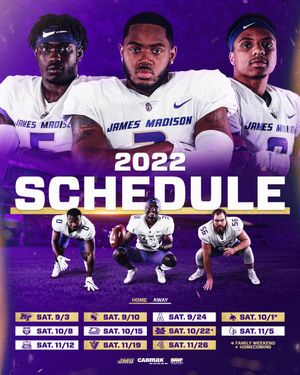 Image post by @jmufootball on Twitter