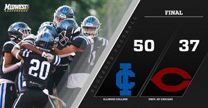 Image post by @illinoiscollegeathletics on Facebook