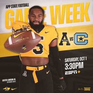 Image post by @appstate_fb on Instagram