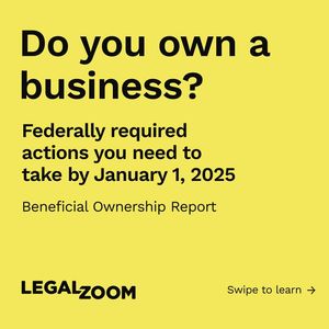 Image post by @legalzoom on Instagram