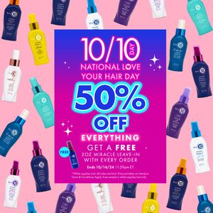 Image post by @itsa10haircare on Instagram