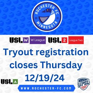 Image post by @rochesterfcminnesota on Instagram